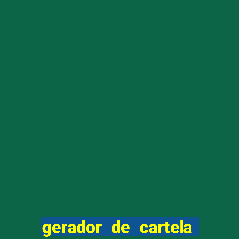 gerador de cartela bingo 1 a 75